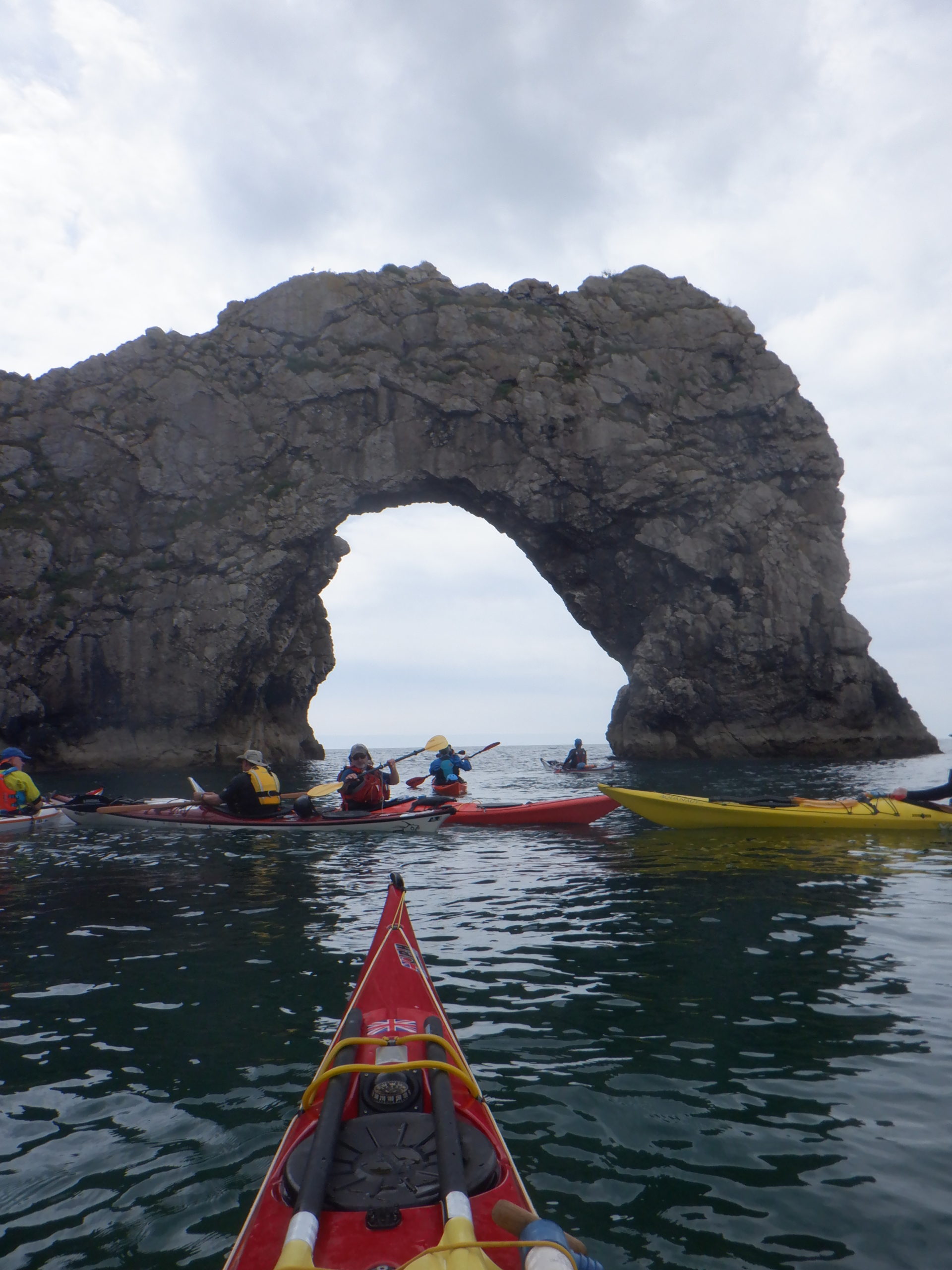 Ringstead bay to Lulworth cove and return.